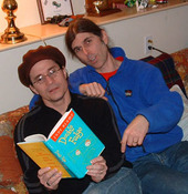 Wayne and Paul take a break